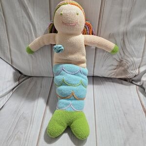 Blabla Anemone Rainbow Mermaid Cotton Knit Doll Peru 18 Inch 2012